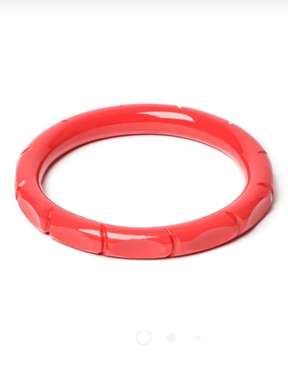 Splendette Hibiscus Pink Narrow Tiki Bangle Duchess Size NWOT